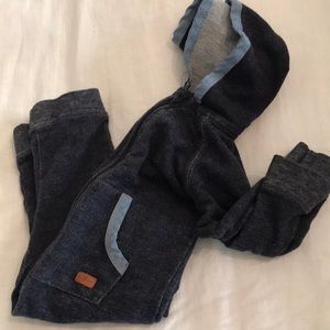 7 for all mankind hooded one piece